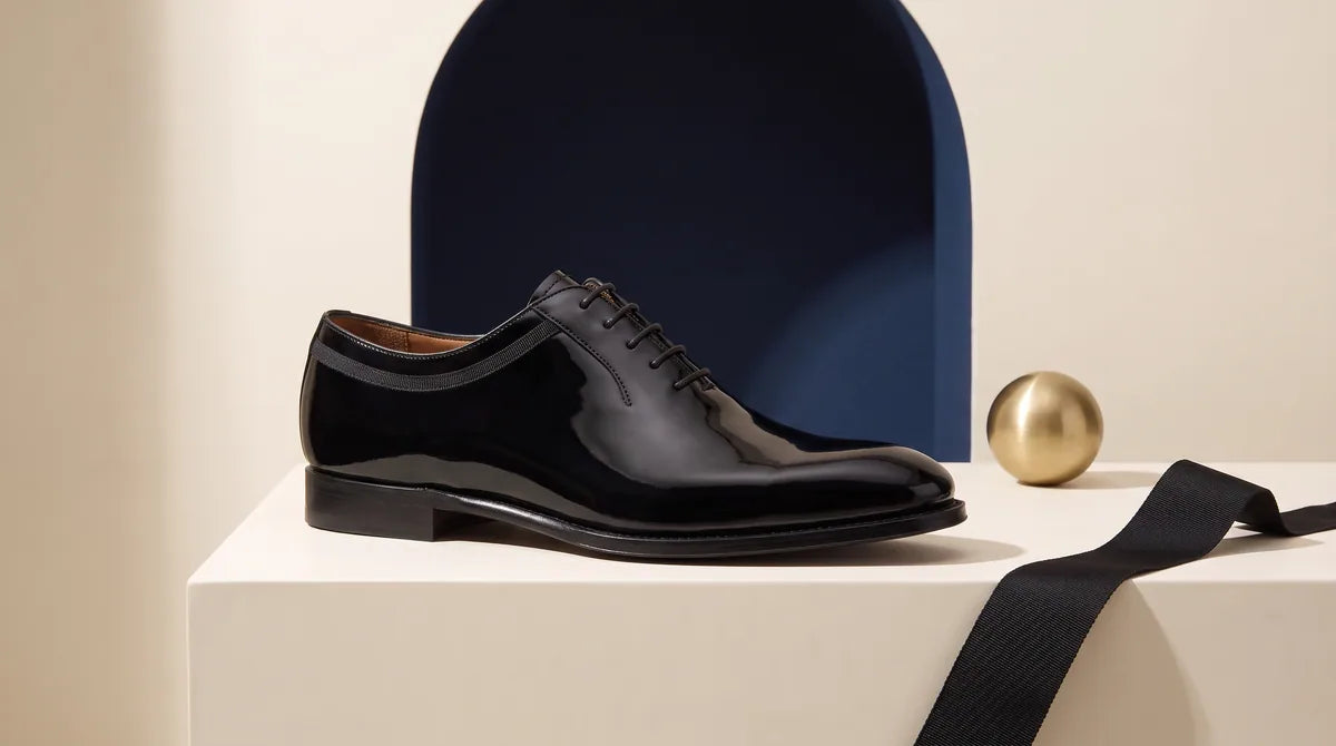 Formal Evening Shoe footwear in a refined studio setting