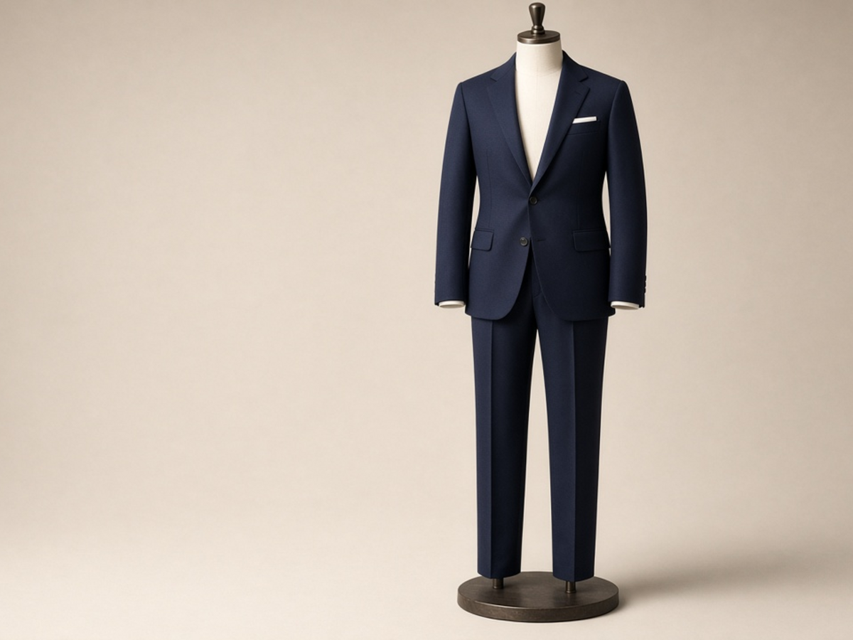 A coordinated tailored silhouette displayed on a form