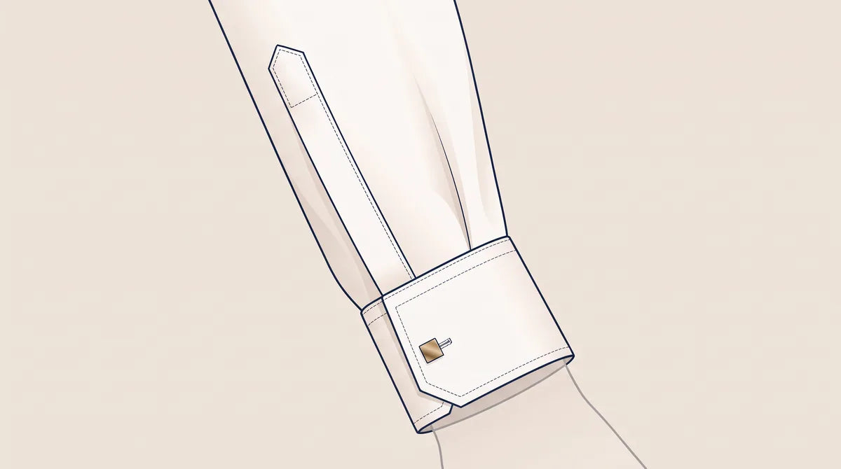 French Cuff dress-shirt cuff detail