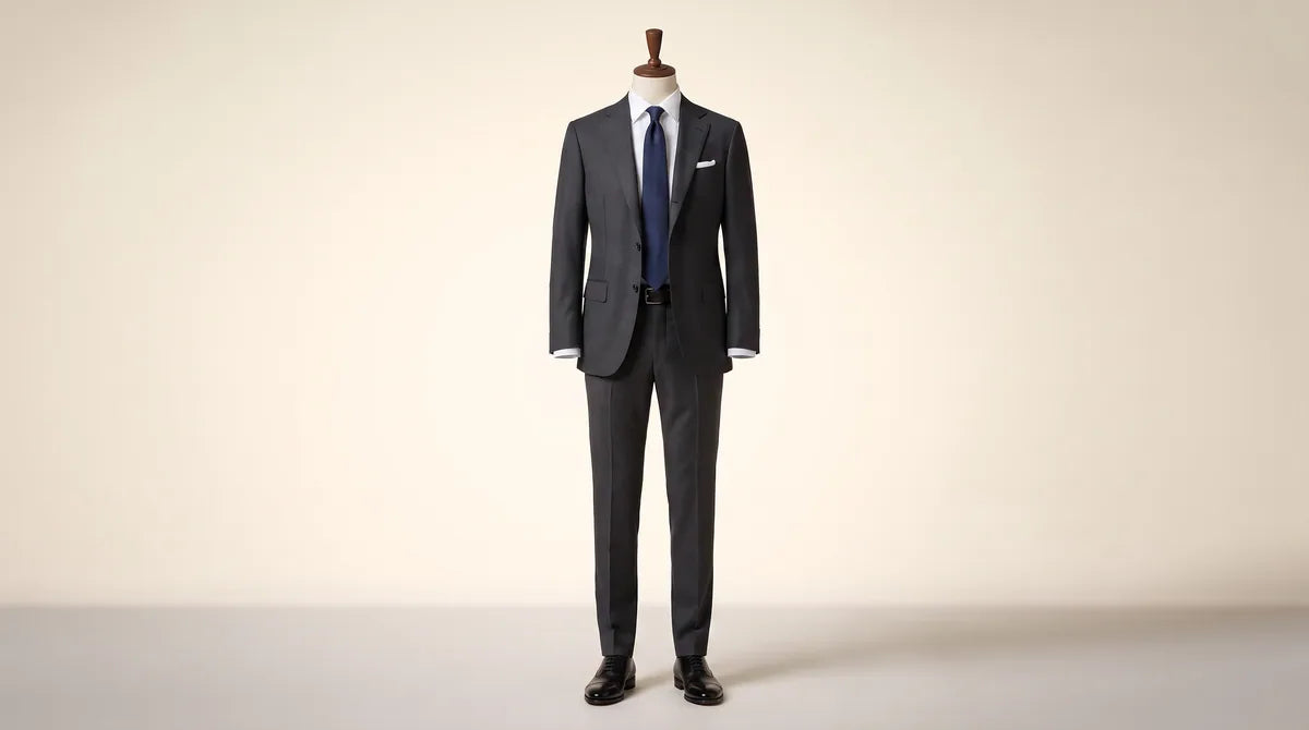 Business Professional outfit on a headless tailoring mannequin